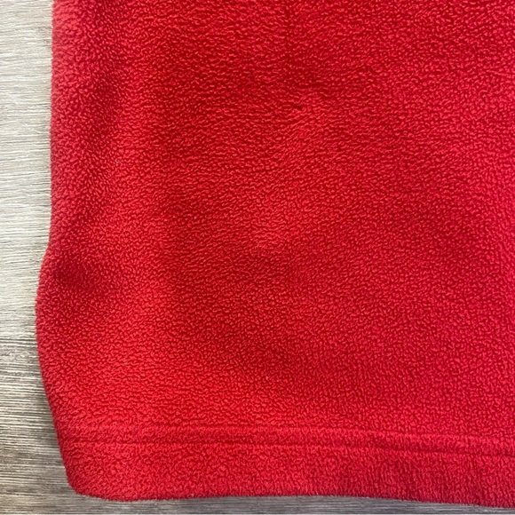 Bass Red Fleece Pullover Jacket Sherpa Lined Size L - Picture 14 of 14